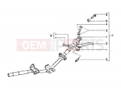 Handlebars component parts - Gilera Runner 125 FX 2T