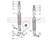 Rear damper - Gilera Runner 125 VX 4T