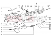 Rear tail lamp - Gilera Runner 125 VX 4T