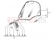 Windshield kit-stand kit - Gilera Runner 125 VX 4T