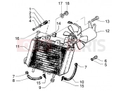 Coolant radiator - Gilera Runner 200 VXR 4T