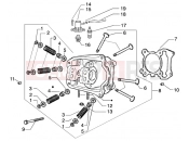 Cylinder head-valves - Gilera Runner 200 VXR 4T