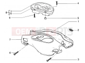 Speedometers kms.-handlebar covers - Gilera Runner 200 VXR 4T
