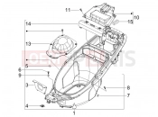 Helmet huosing - Undersaddle - Gilera Runner 50 Pure Jet SC 2006