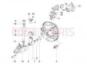 Throttle body - Injector - Induction joint - Gilera Runner 50 Pure Jet SC 2006