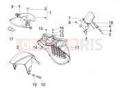 Wheel huosing - Mudguard - Gilera Runner 50 Pure Jet SC 2006