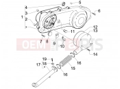 Crankcase cover - Crankcase cooling - Gilera Runner 50 ST Pure Jet 2008