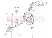 gilera 2009 Runner 50 ST Pure Jet Throttle body - Injector - Induction joint