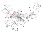 gilera 2009 Runner 50 ST Pure Jet Wheel huosing - Mudguard
