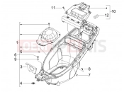 Helmet huosing - Undersaddle - Gilera Runner 50 Pure Jet 2005