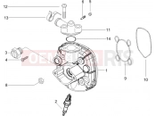 gilera 2011 Runner 50 Pure Jet Cylinder head cover