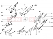 gilera 2011 Runner 50 Pure Jet Side cover - Spoiler