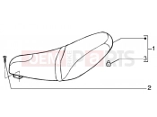 Saddle - Gilera Runner 50 Purejet