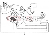 gilera Runner 50 SP kipufogó