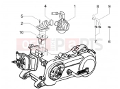 gilera 2007 Runner 50 SP -SC- Carburettor, assembly - Union pipe