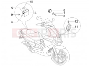 gilera 2009 Runner 50 SP -SC- Remote control switches - Battery - Horn