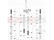 gilera 2010 Runner 50 SP Fork's components (Escorts)
