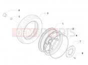 gilera 2010 Runner 50 SP Rear wheel