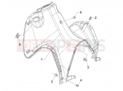 gilera 2014 Runner 50 SP Front glove-box - Knee-guard panel