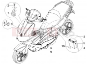 gilera 2014 Runner 50 SP Remote control switches - Battery - Horn