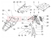 gilera 2015 Runner 50 SP Rear cover - Splash guard