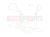 gilera 2016 Runner 50 SP Driving mirror/s