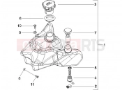 gilera 2005 Runner 50 SP Oil tank