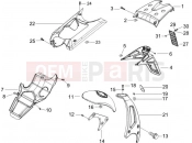 gilera 2005 Runner 50 SP Rear cover - Splash guard