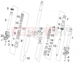gilera 2007 Runner 50 SP Fork's components (MVP)