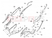 gilera 2010 Runner 125 ST 4T Side cover - Spoiler