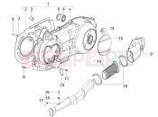 gilera 2012 Runner 125 ST 4T Crankcase cover - Crankcase cooling