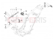 gilera 2012 Runner 125 ST 4T zárak