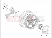 gilera 2008 Runner 200 ST 4T Rear wheel