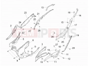 gilera 2008 Runner 200 ST 4T Side cover - Spoiler