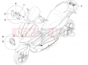gilera 2009 Runner 200 ST 4T Remote control switches - Battery - Horn