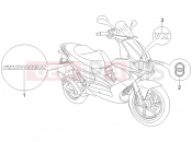 gilera 2005 Runner 125 VX 4T Plates - Emblems