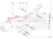 gilera 2005 Runner 125 VX 4T Silencer