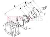 gilera 2007 Runner 125 VX 4T Cylinder-piston-wrist pin unit