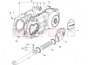 Crankcase cover - Crankcase cooling - Gilera Runner 125 Race VX 4T 2005