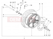 Front wheel - Gilera Runner 125 Race VX 4T 2005