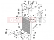 Cooling system - Gilera Runner 125 Race VX 4T 2006