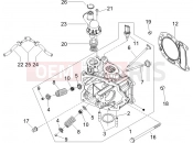 Head unit - Valve - Gilera Runner 125 Race VX 4T 2006