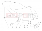 Saddle/seats - Gilera Runner 125 Race VX 4T 2006