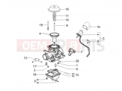 Carburetor's components - Gilera Runner 125 VX 4T -SC- 2006