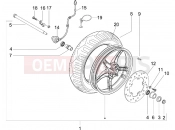Front wheel - Gilera Runner 125 VX 4T -SC- 2006