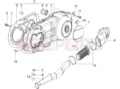 gilera 2007 Runner 125 VX 4T Serie Speciale Crankcase cover - Crankcase cooling