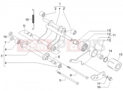 gilera 2006 Runner 200 VXR 4T Swinging arm