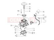 gilera 2006 Runner 200 VXR 4T (ZAPM464) Carburetor's components