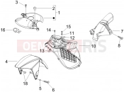 Wheel huosing - Mudguard - Gilera Runner 200 Race VXR 4T 2006
