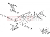 Swing arm-shock absorber - Gilera SMT